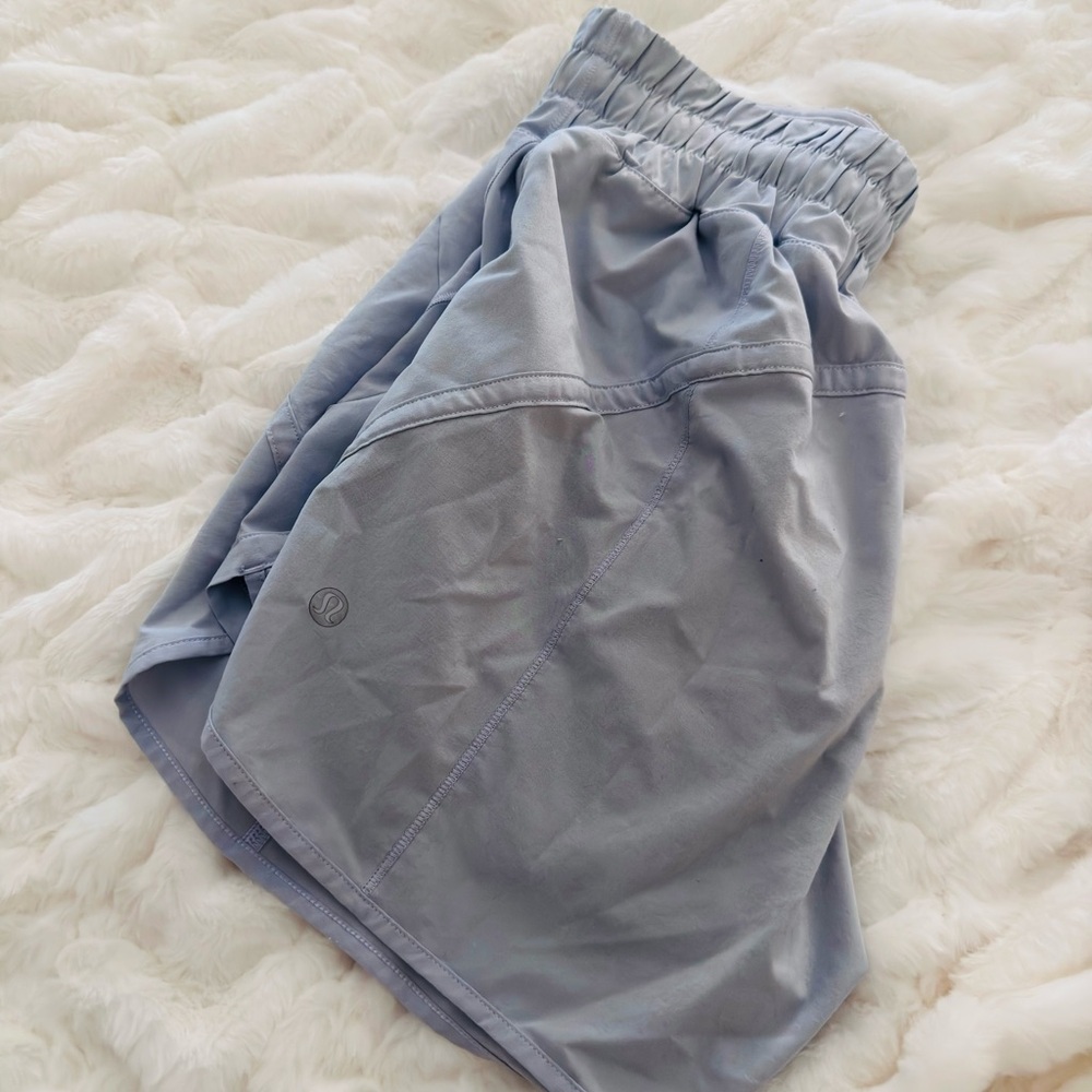 lululemon athletica women’s Light Blue Shorts